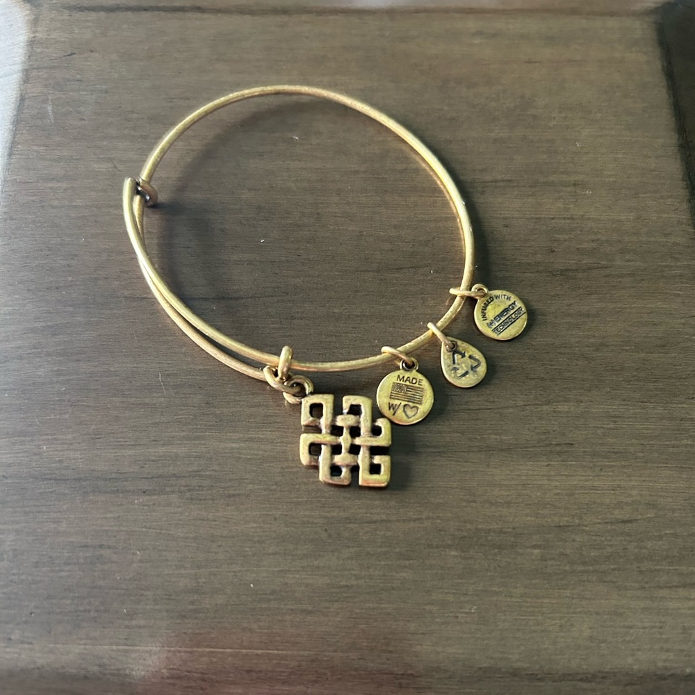 Alex and Ani Endless Knot Bangle Bracelet
